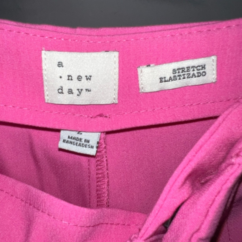 A new day hot pink shorts size 2